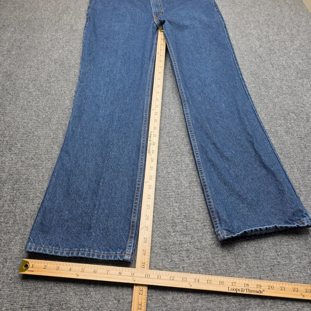 Vtg Levis 517 Orange Tab Jeans 36x30 Made in USA Aug 1996 Bootcut Denim 517-0215